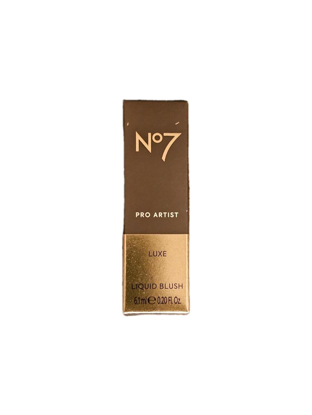 No7 Pro Artist Luxe Liquid Blush Pink 6.1ml Sealed Tube Makeup Cosmetics Beauty